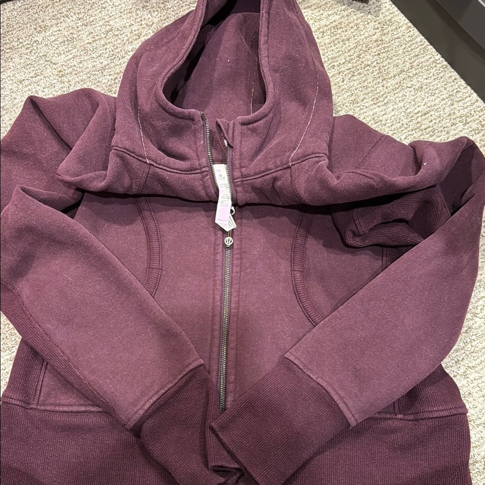 Lululemon Scuba Size 12 Purple Zip-Up Hoodie